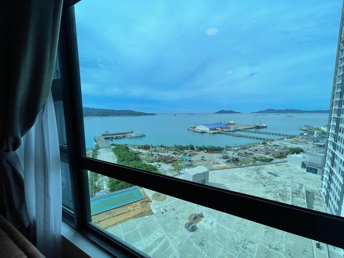 Seaview Luxury Condo Homestay 2Bed 2Bath Jesselton Quay By R2 Residence Kota Kinabalu Exteriör bild