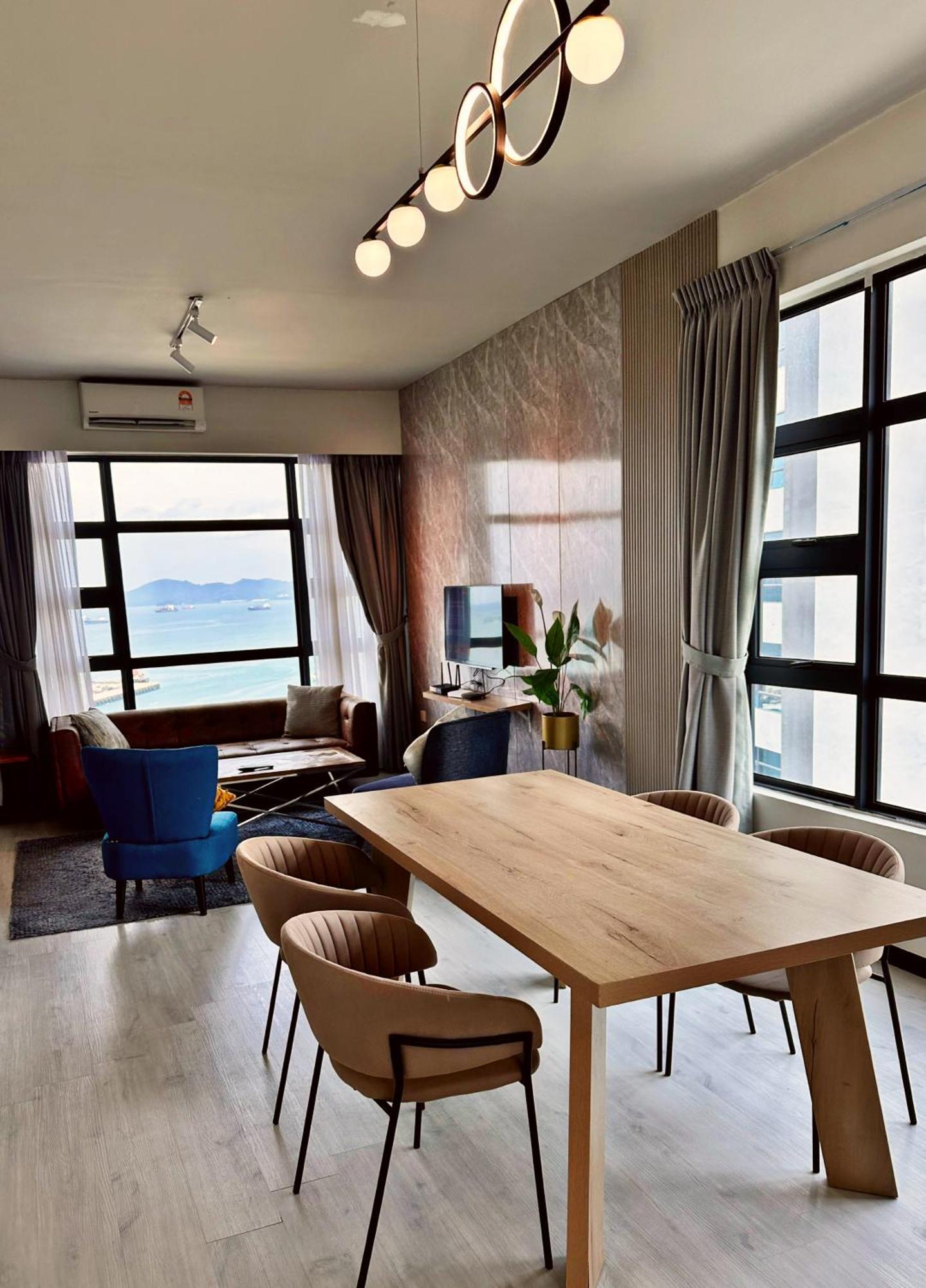 Seaview Luxury Condo Homestay 2Bed 2Bath Jesselton Quay By R2 Residence Kota Kinabalu Exteriör bild