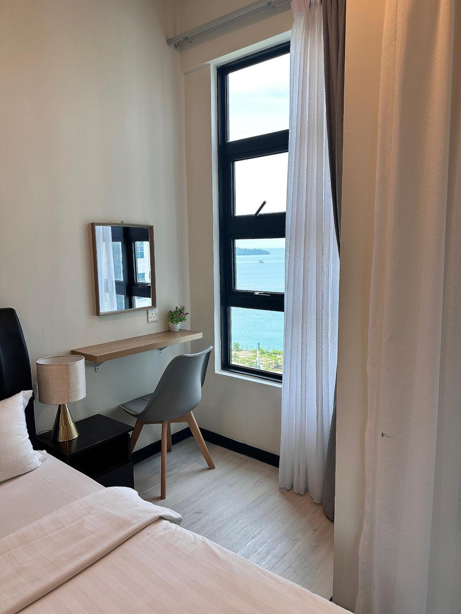 Seaview Luxury Condo Homestay 2Bed 2Bath Jesselton Quay By R2 Residence Kota Kinabalu Exteriör bild