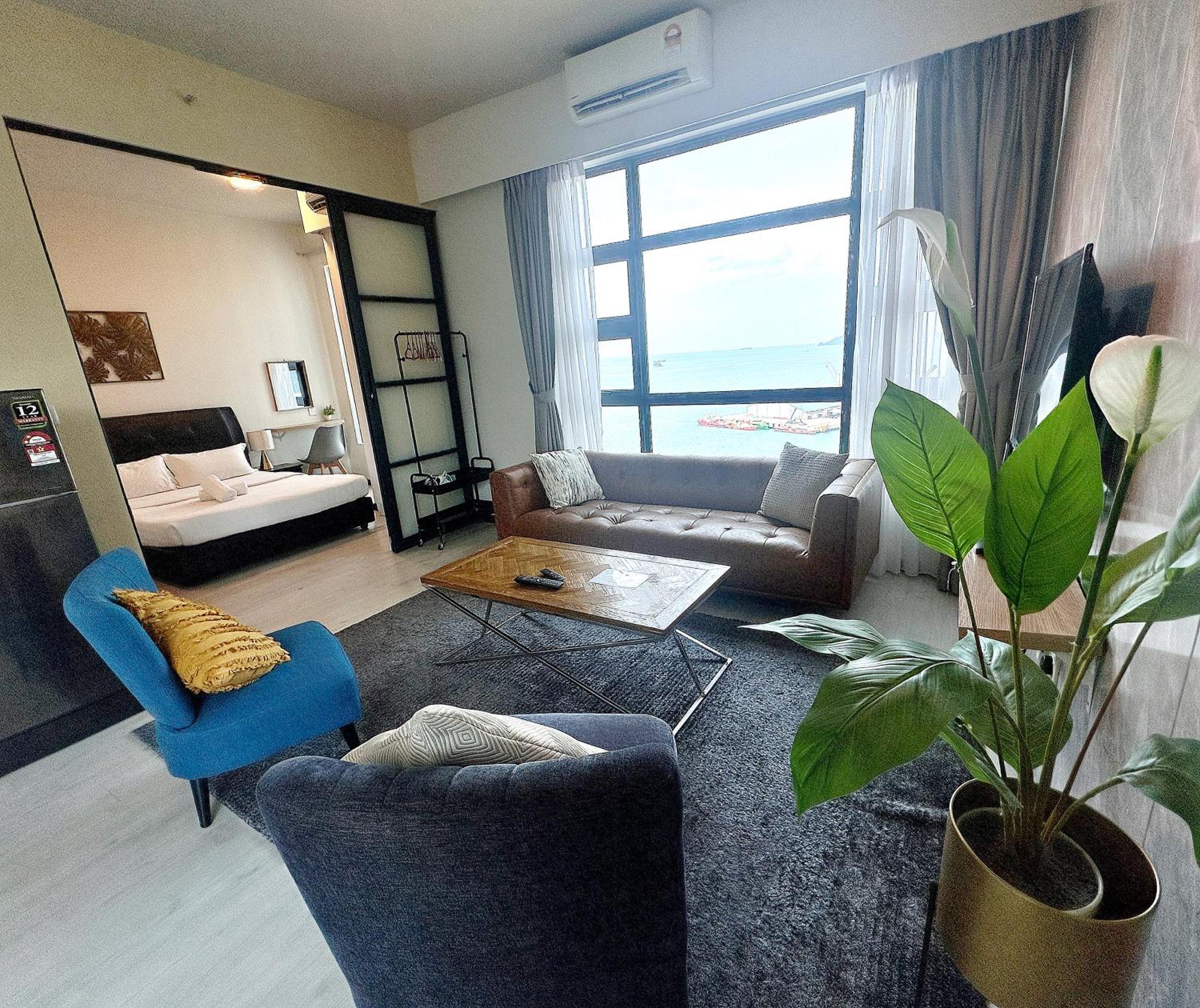 Seaview Luxury Condo Homestay 2Bed 2Bath Jesselton Quay By R2 Residence Kota Kinabalu Exteriör bild