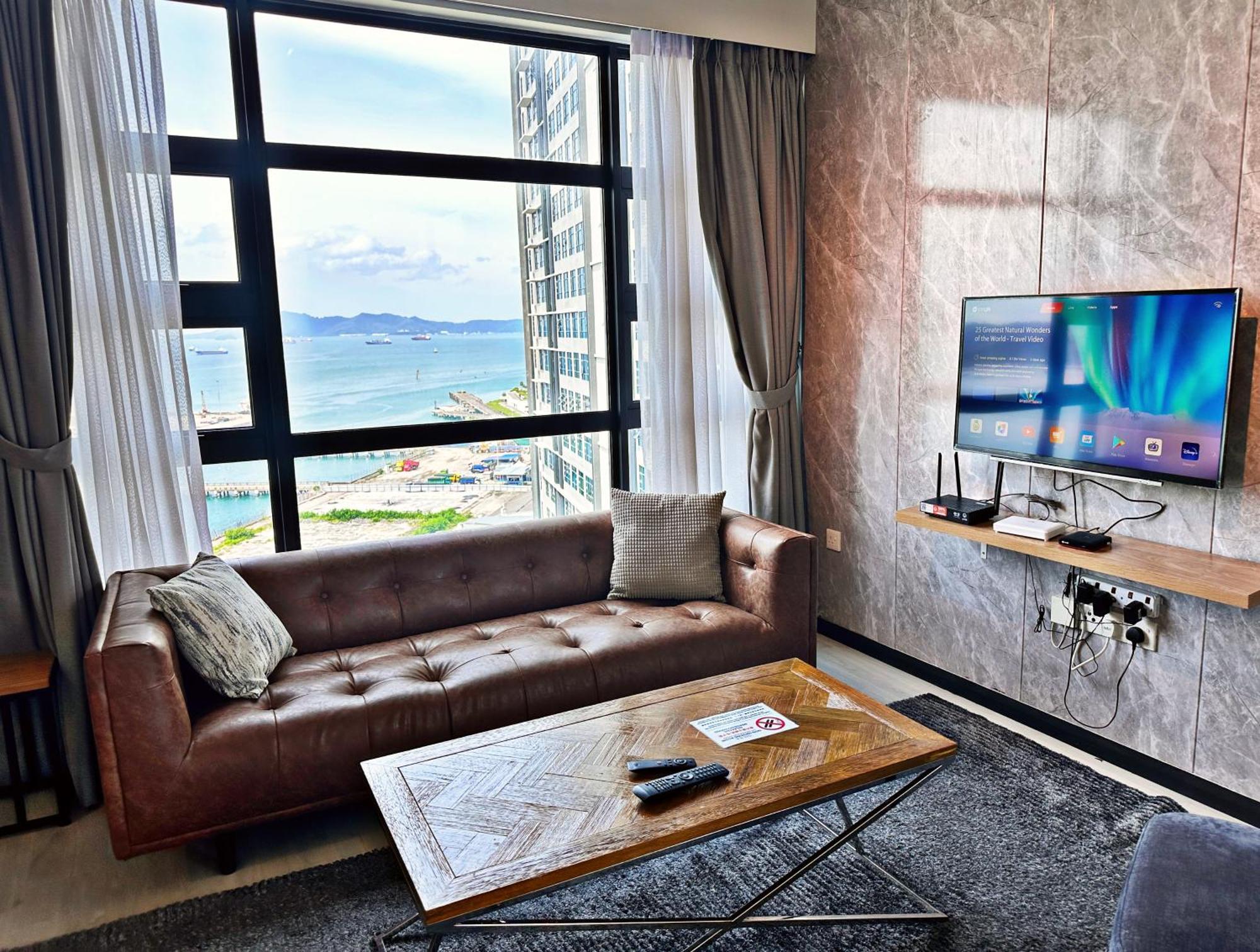 Seaview Luxury Condo Homestay 2Bed 2Bath Jesselton Quay By R2 Residence Kota Kinabalu Exteriör bild